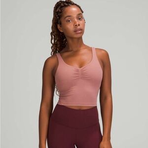 Lululemon Align Gathered-Front Tank Top - Spiced Chai - Size 2